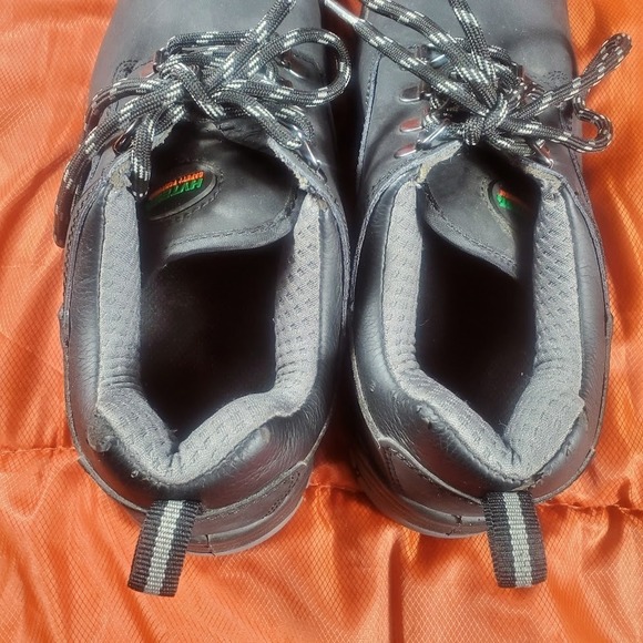 HYTEST Men's SIZE 7 WIDE Leather‎ Lithium Oxford Safety Shoes K17150 STEEL Toe - Picture 7 of 14